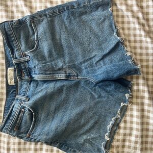 Abercrombie & Fitch Light Blue Jean Shorts